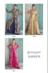 Saheen By Gulkayra Real Chinon Digital Embroiderey Indo Western 
